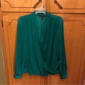 Banana Republic Silk Wrap Blouse